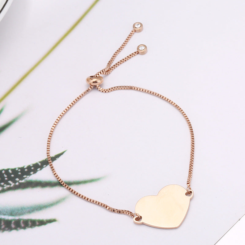 Heart telescopic bracelet DIY