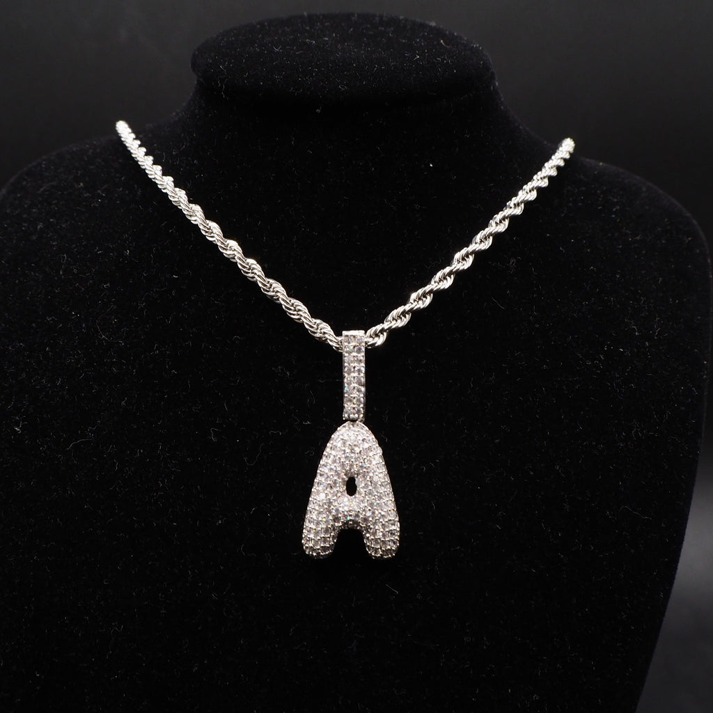 Letter pendant necklace