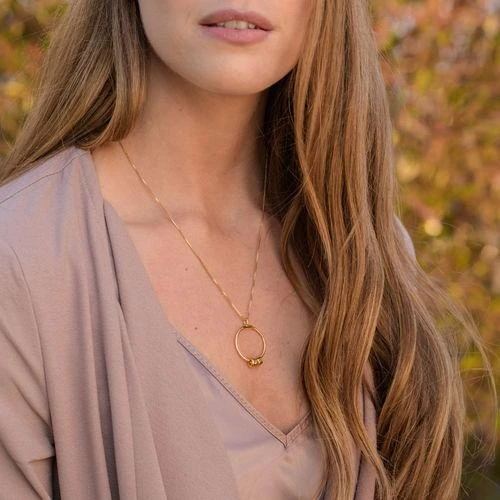 Personalised Storm Necklace with Customized Beads