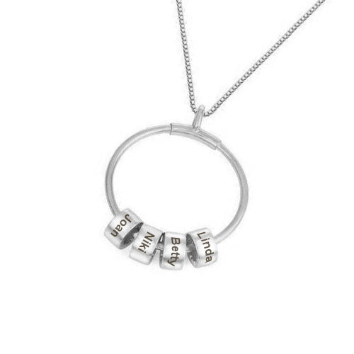 Personalised Storm Necklace with Customized Beads