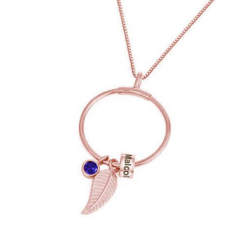 Personalised Storm Necklace with Customized Beads
