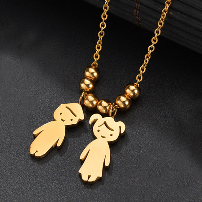 Diy Ornaments Boys And Girls Free Combination Necklace