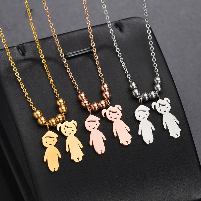Diy Ornaments Boys And Girls Free Combination Necklace