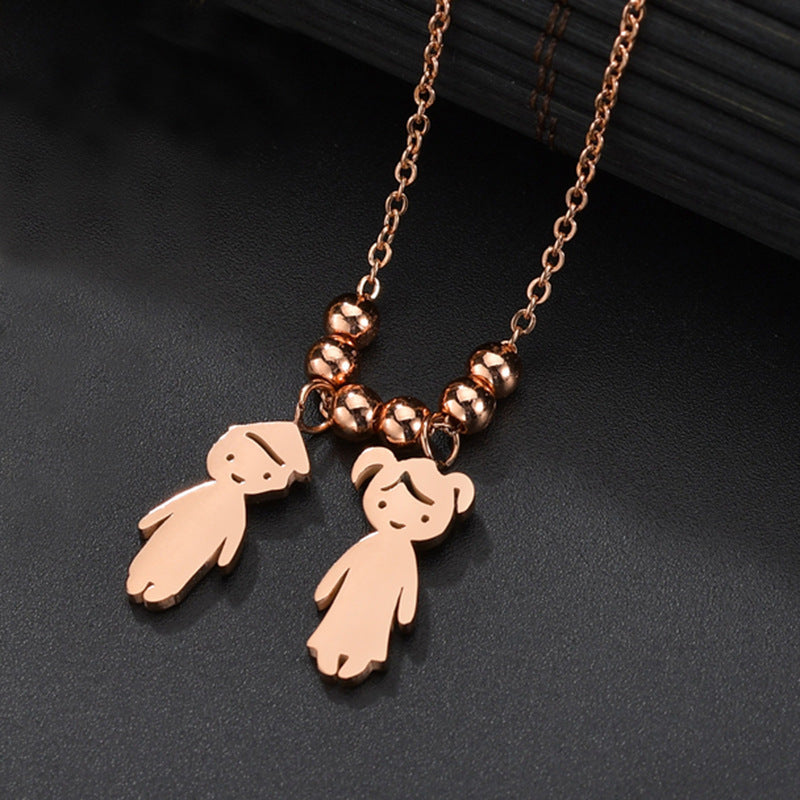 Diy Ornaments Boys And Girls Free Combination Necklace