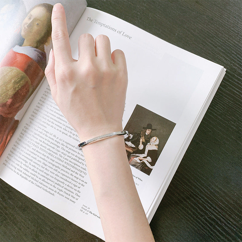 Rose Gold Simple Couple Accessories Bracelet