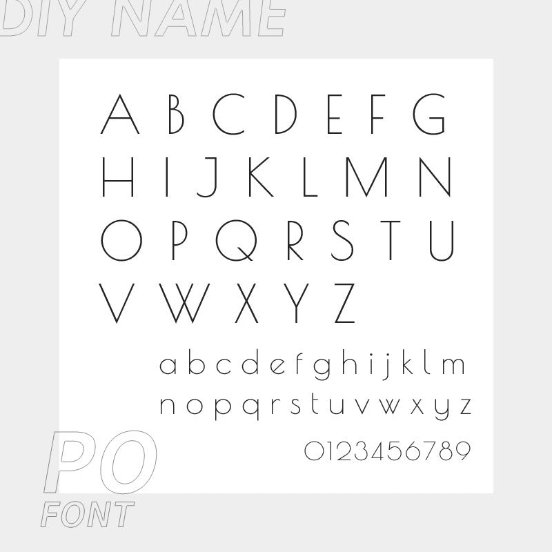 Personalized 316L Stainless Steel English Letter Name Foot Chain