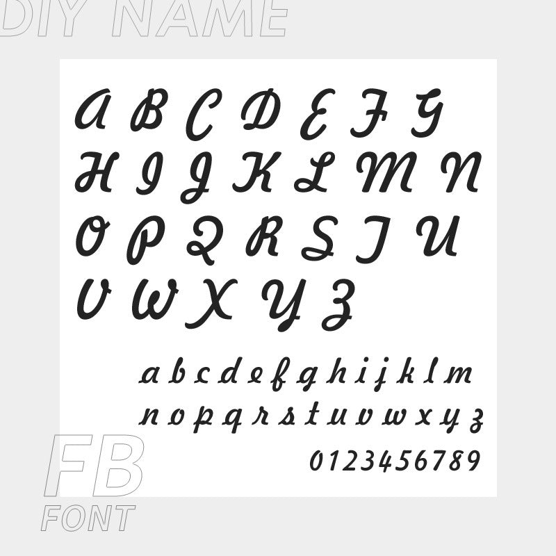 Personalized 316L Stainless Steel English Letter Name Foot Chain