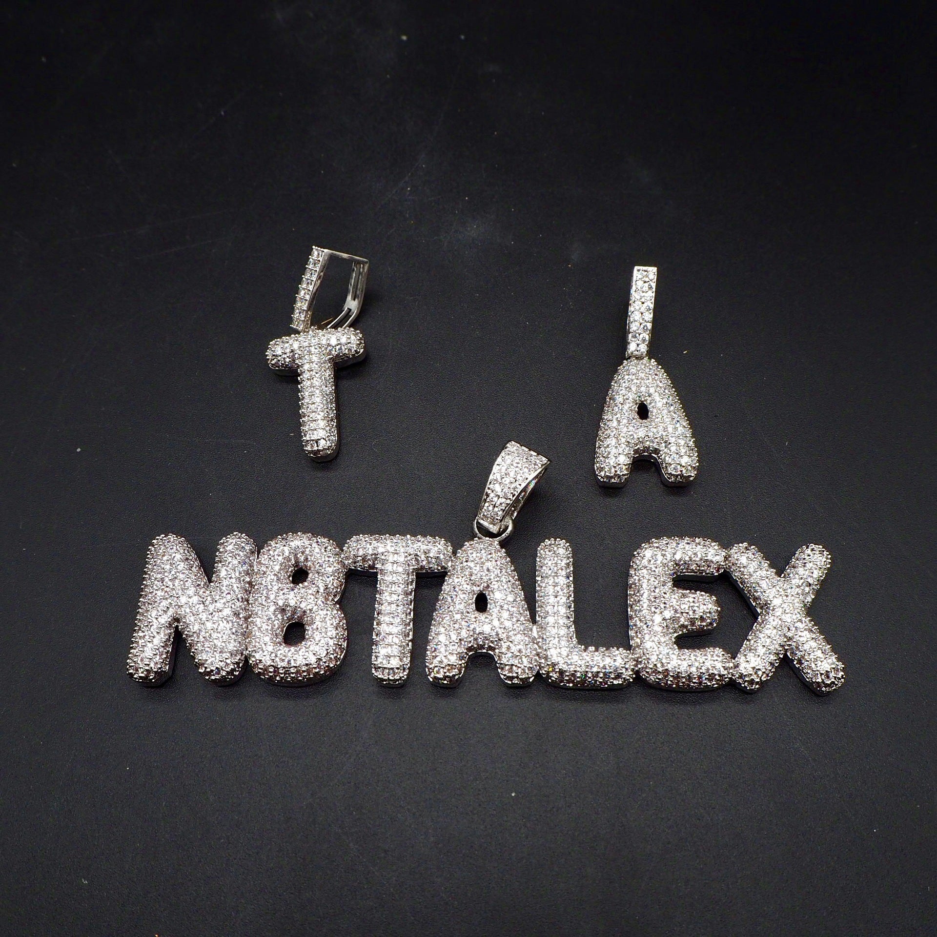 Letter pendant necklace