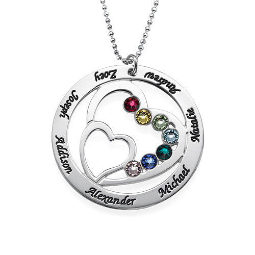 Sterling Silver Clavicle Chain Accessory Round Love Jewelry