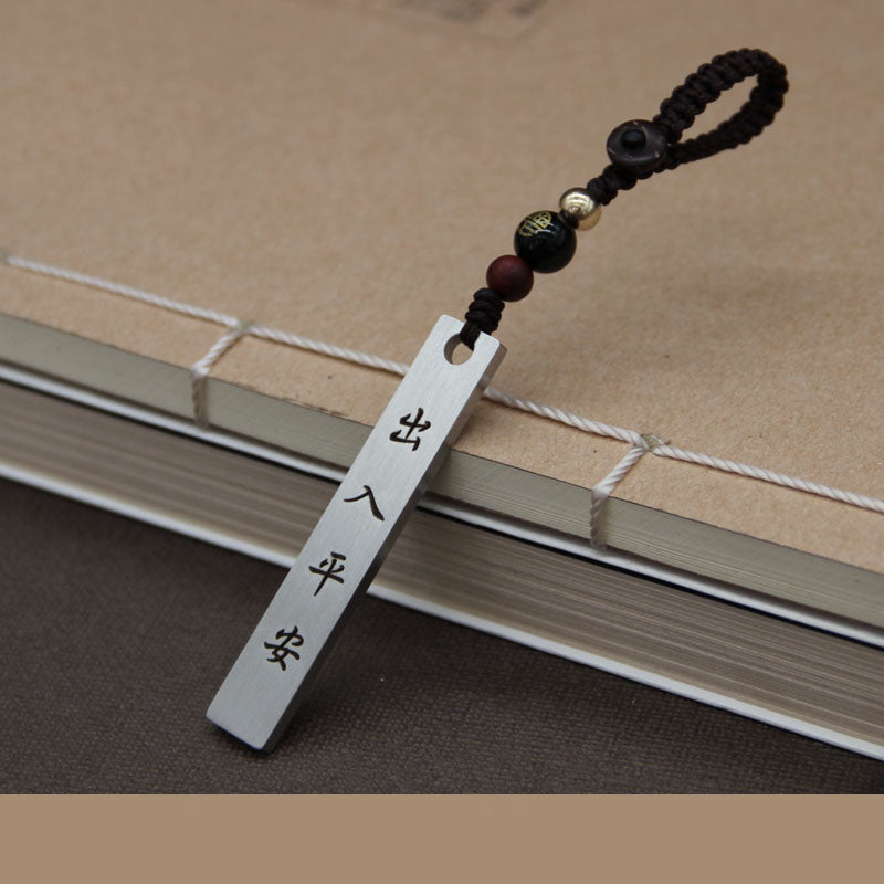 Stainless steel custom keychain