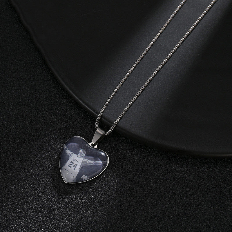 DIY Stainless Steel Love Photo Necklace