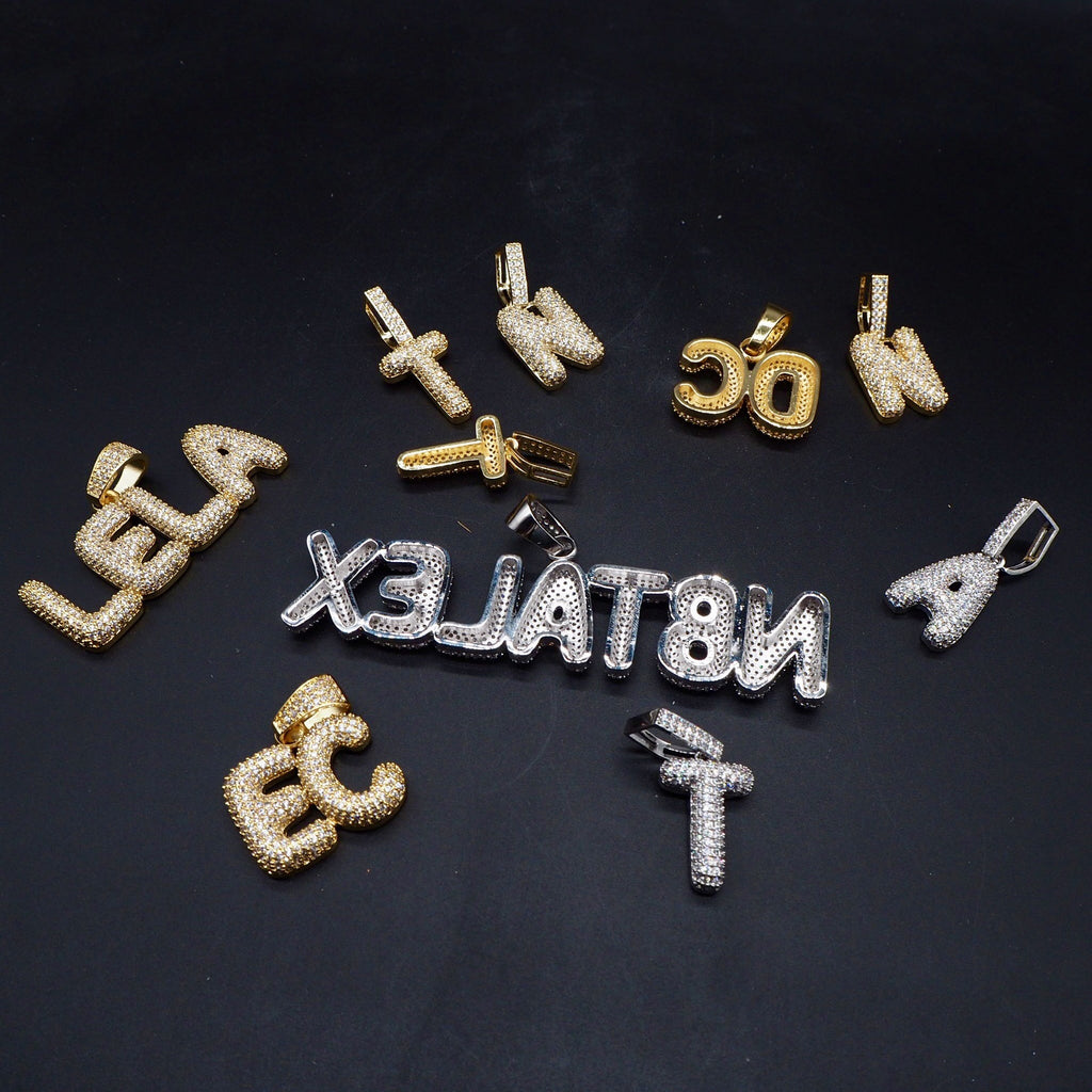 Letter pendant necklace