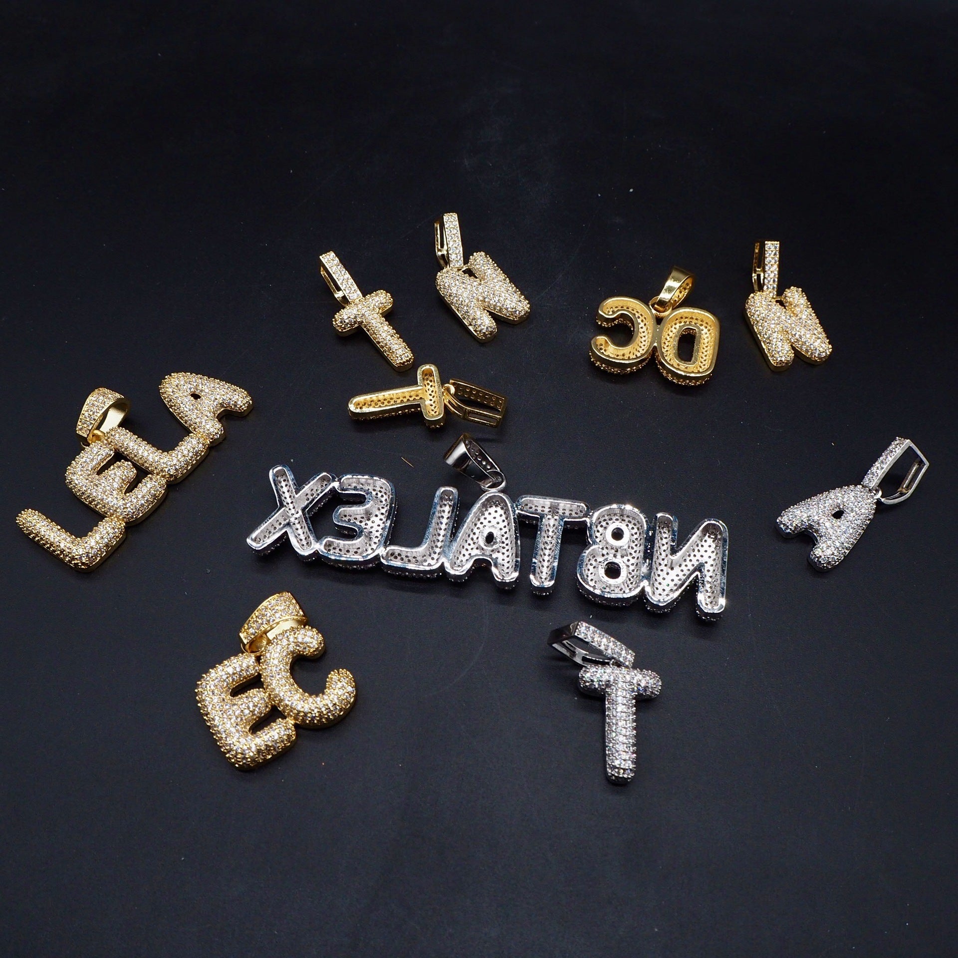 Letter pendant necklace