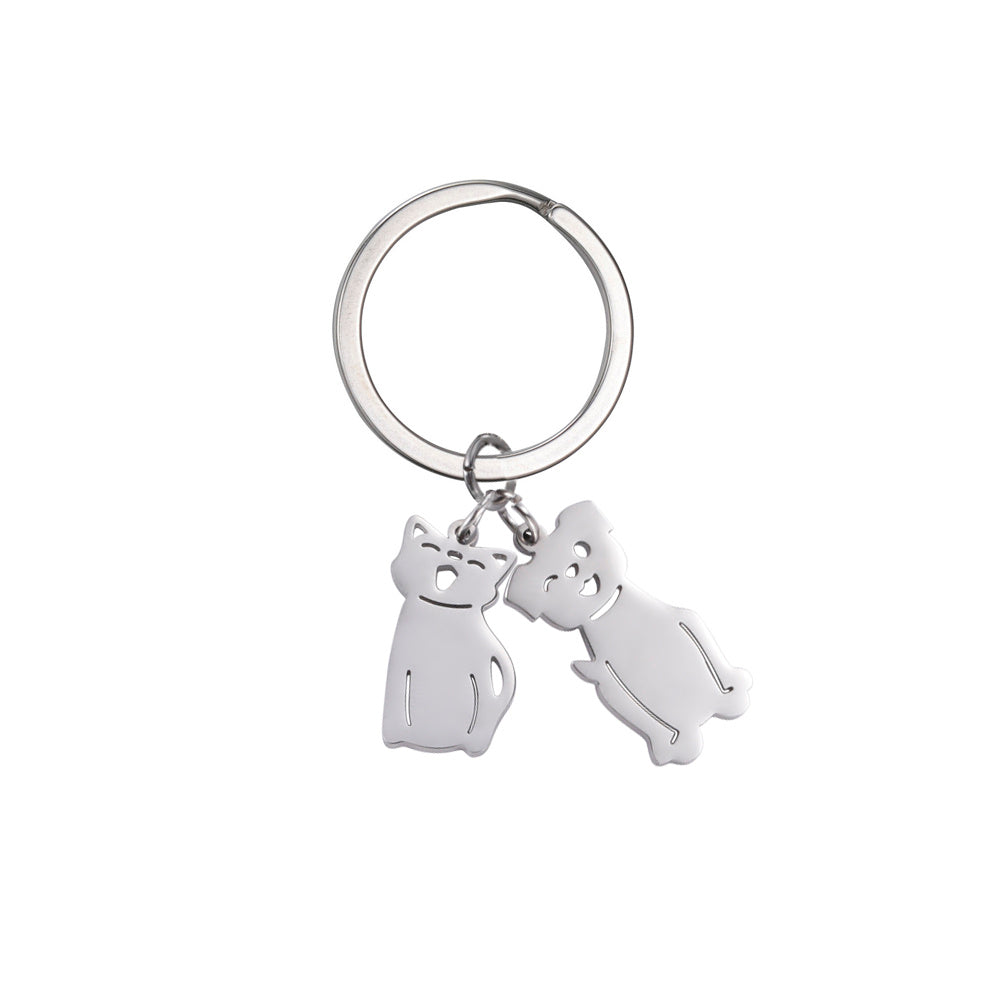 Personalized Custom Name Date Keychain Boy Girl Child Original