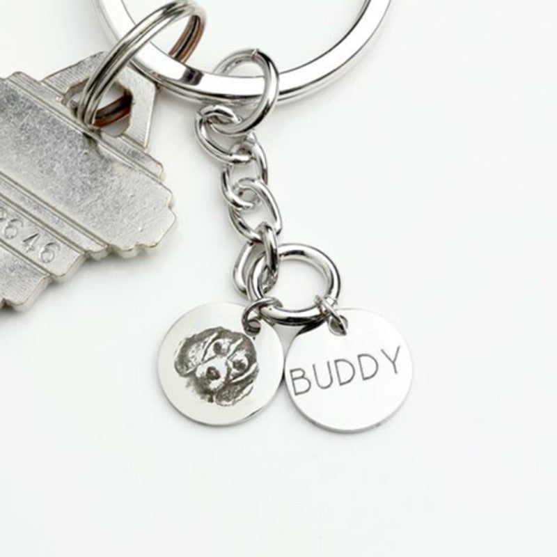 New Pet Photo Customized Souvenir Keychain