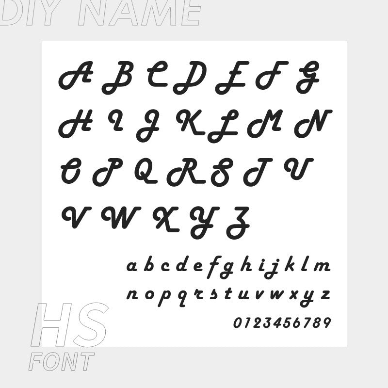 Personalized 316L Stainless Steel English Letter Name Foot Chain