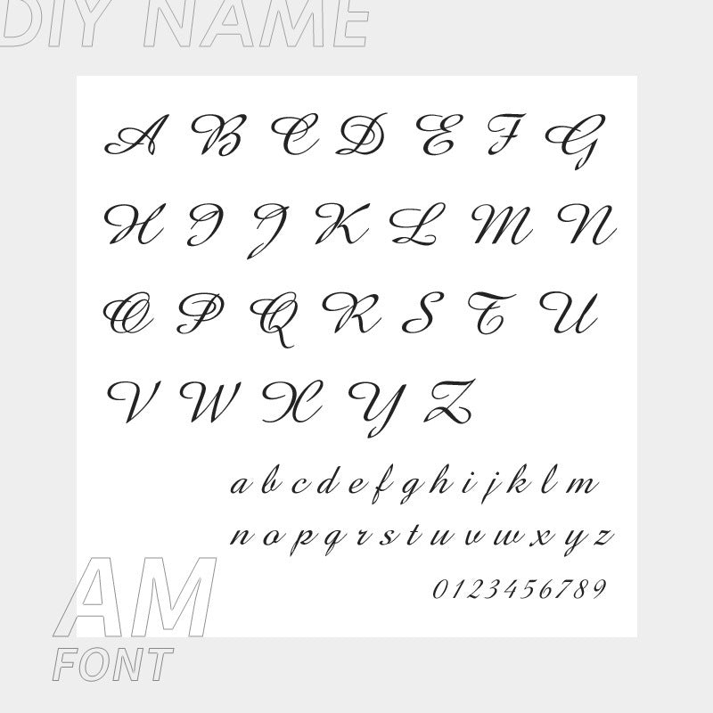 Personalized 316L Stainless Steel English Letter Name Foot Chain