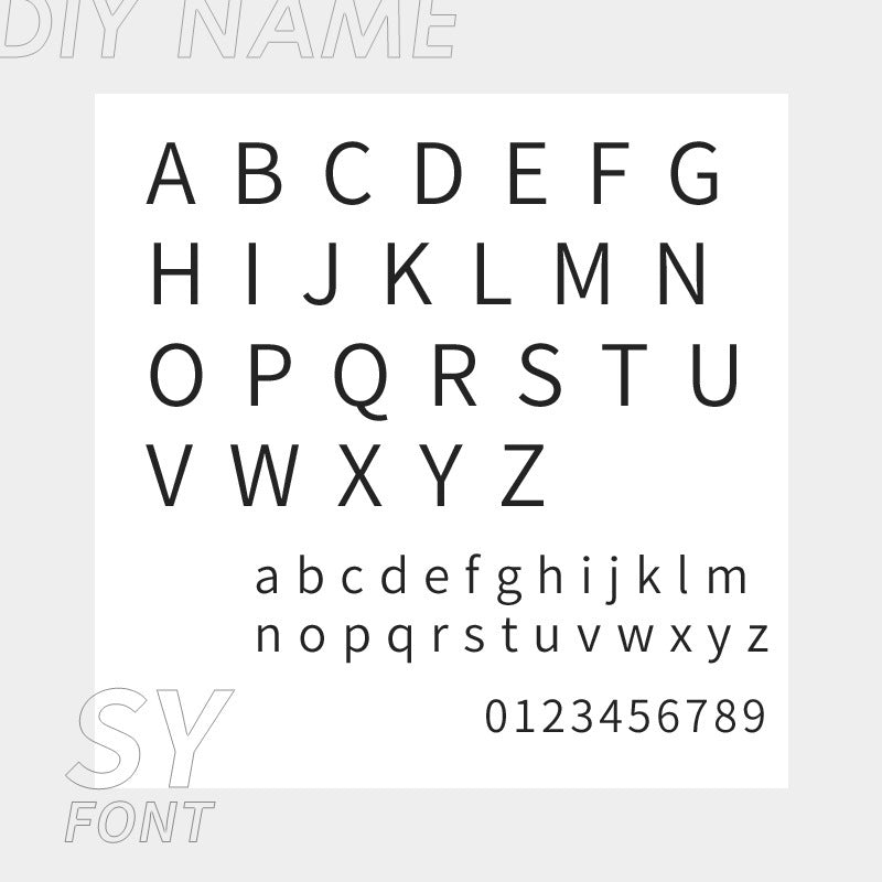 Personalized 316L Stainless Steel English Letter Name Foot Chain