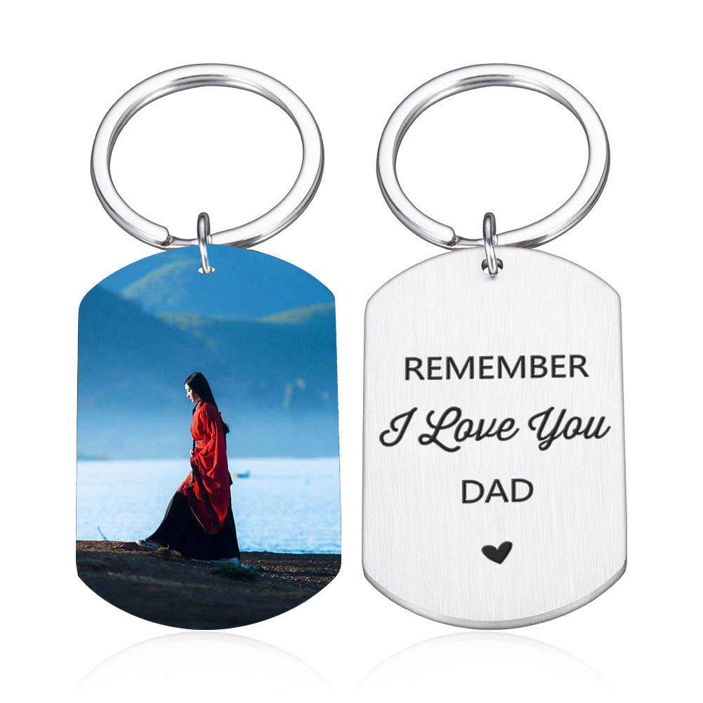 Diy Private Tag Keychain Pendant