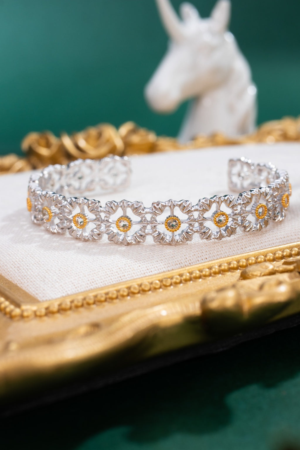 S925 Silver Natural Topaz Bracelet