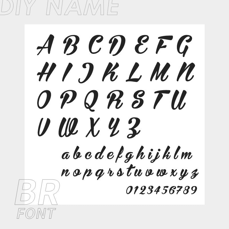 Personalized 316L Stainless Steel English Letter Name Foot Chain