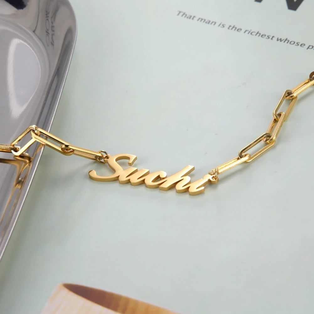 Stylish Stainless Steel Square Chain